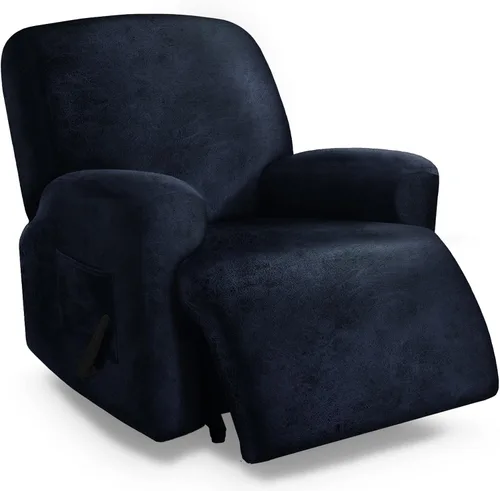 Miniatura 53 de molasofa Fundas de cuero para sillas reclinables, fundas para sillas reclinables grandes para silla reclinable, 4 piezas, fundas lavables que se