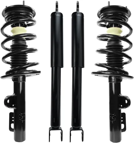 Miniatura 44 de Detroit Axle - Puntales y Amortiguadores para Chevy Traverse Buick Enclave GMC Acadia Saturn Outlook 2007-2012, 2 puntales delanteros con resorte