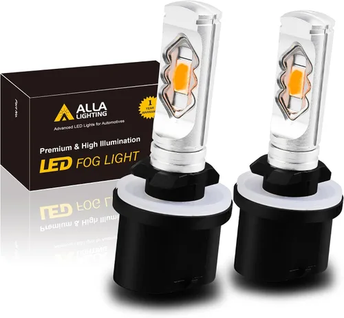 Alla Lighting 3800lm PG13 Base 899 880 Bombillas LED antiniebla, rojo puro Xtreme Super brillante 884 885 887 893 H27 H32 ETI-56 SMD 12V reemplazo