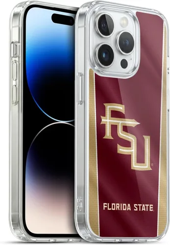 Miniatura 101 de Head Case Designs Funda de gel suave FSU Seminoles de la Universidad Estatal de Florida con licencia oficial compatible con Apple iPhone 13 Pro Max