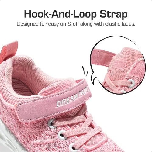 Miniatura 3 de DREAM PAIRS Zapatos deportivos para niños y niñas, tenis para correr y escuela, para niños pequeños y grandes