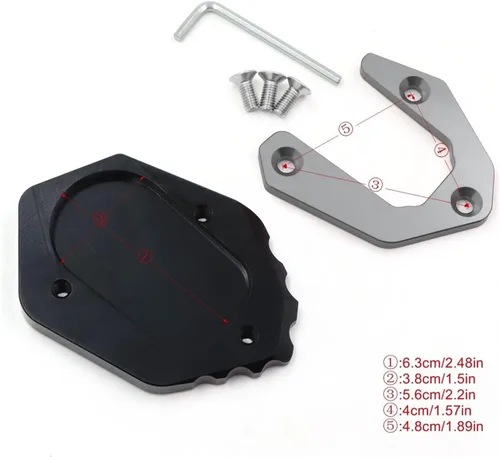 Miniatura 4 de Placa ampliadora de soporte para B&MW F850GS F 850 para GS F750GS F850 para GS F 750 para GS 20182019 2020 2021 2020 2023 soporte lateral