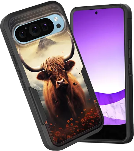 Miniatura 112 de Funda para Pixel 6A, funda híbrida de doble capa resistente a prueba de golpes de policarbonato duro de silicona suave TPU para Google Pixel 6A