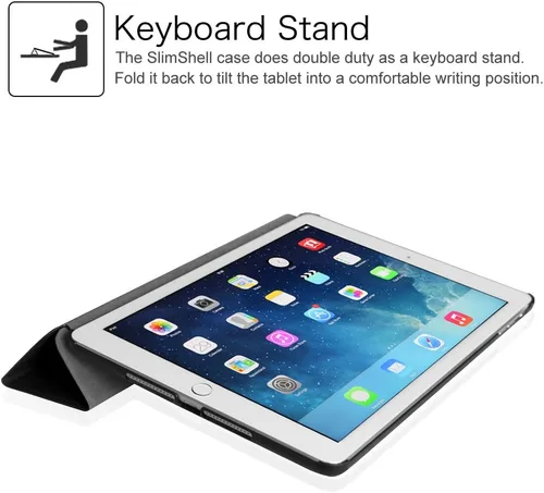 Miniatura 8 de Fintie Funda Smarshell delgada para iPad Air 2., Negro