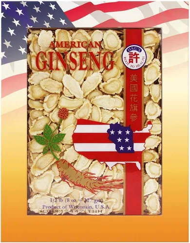 Miniatura 9 de Hsu's SKU 0126-4 Cultivado en Wisconsin Rodajas mixtas de ginseng americano 0126-4 Caja de 4 onzas