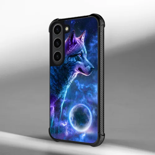 Miniatura 137 de CARLOCA Funda compatible con Samsung Galaxy S22 Ultra, diseño gráfico de Star Howling Wolfs Samsung Galaxy S22 Ultra, diseño gráfico, a prueba