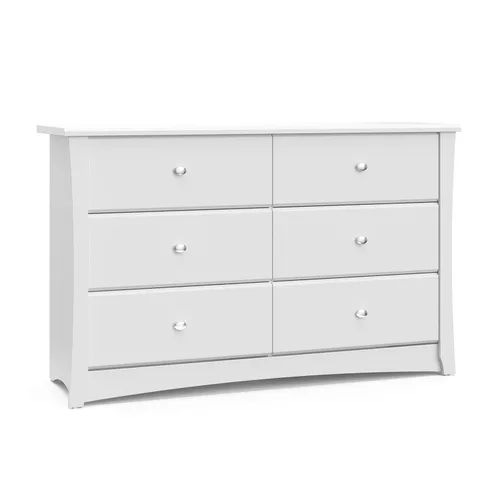 Miniatura 11 de Storkcraft Crescent - Cómoda de 4 cajones (negro) - Certificado GREENGUARD Gold, cómoda fácil de combinar para guardería y dormitorio de niños