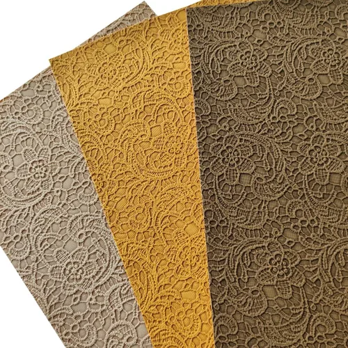 Miniatura 4 de Hojas de cuero sintético con textura de flores de 8 x 12 pulgadas (8.3 in x 11.8 in), diseño retro de otoño, tela sintética para lazos de cuero