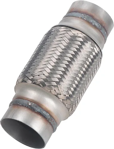 Miniatura 16 de Tubo flexible de escape, tubo flexible de escape resistente de acero inoxidable de 2 x 4 pulgadas, tubo flexible de escape de doble trenza, longitud