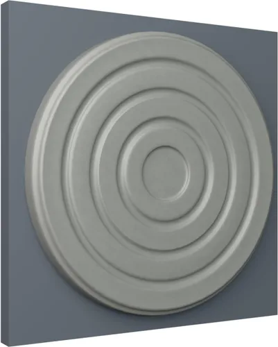 Miniatura 5 de Ekena Millwork ROS05X00LI Lisboa Roseta Redonda, 5"OD x 3/8"P, Imprimado