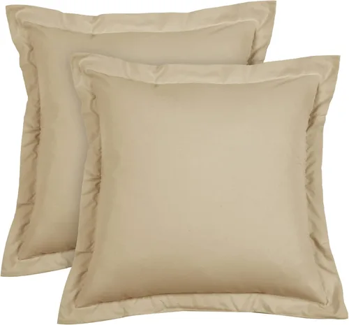PHF Juego de 2 fundas de almohada de 24 x 24 pulgadas, fundas de almohada decorativas cuadradas resistentes a las arrugas y a la decoloración, color