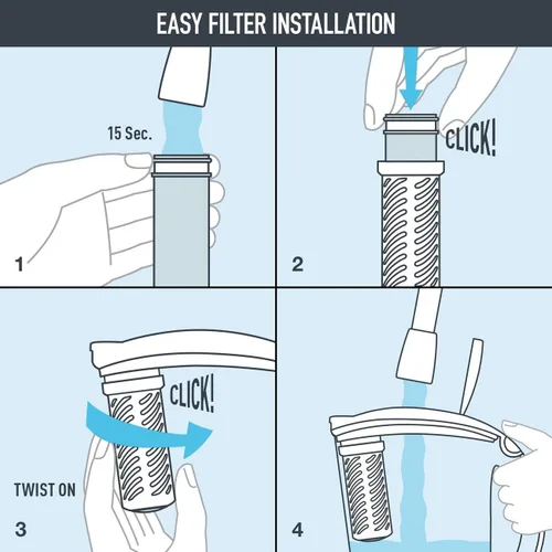 Miniatura 3 de Brita Filtro de agua Stream Pitcher para jarras y dispensadores, sin BPA, reemplaza 1,800 botellas de agua de plástico al año, dura dos meses o 40