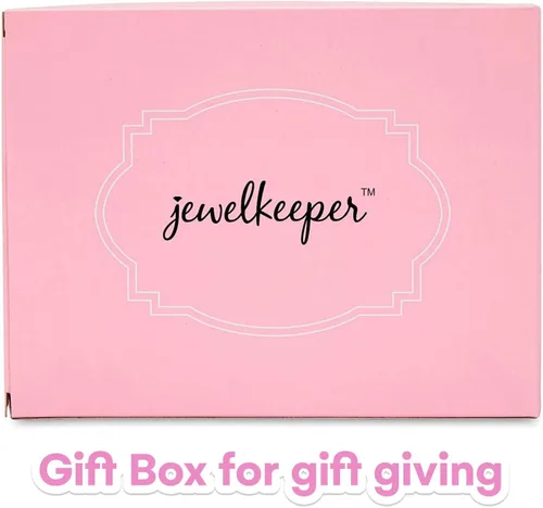 Miniatura 5 de Jewelkeeper Joyero musical de bailarina rosa para niña con cajón extraíble, estuche organizador de almacenamiento de joyas, melodía de lago cisne