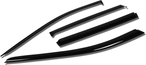Miniatura 10 de Auto Dynasty Protectores de lluvia con cinta adhesiva compatible con Juke F15 2011-2016 4 piezas deflector de visera de ventana 12 13 14 15