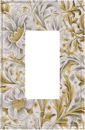 Miniatura 99 de Decorativo Arte Interruptor de Luz Cubiertas de Pintura al óleo Estilo Flores Placa de Pared de Interruptor de Interruptor Decorativo Placa