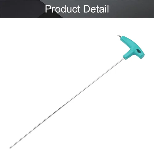 Miniatura 4 de Utoolmart Llave Allen con mango en T, 0.118 in, métrica, 70 #, acero con mango en T, llave hexagonal de 13.780 in de longitud total