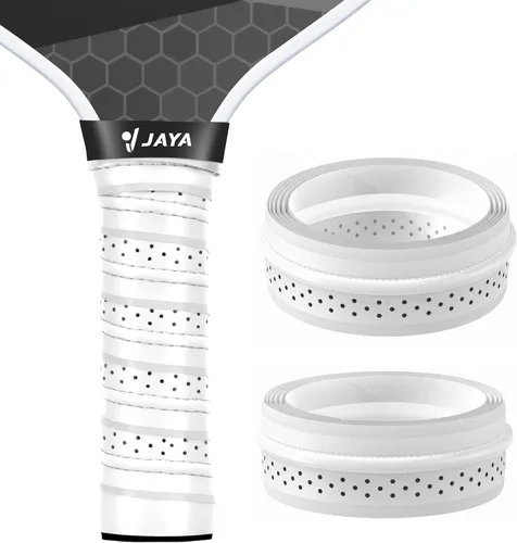 Miniatura 18 de JAYA Cinta de agarre de pickleball, agarre extra largo para paletas de pickleball, absorbe el sudor, envoltura de agarre de repuesto antideslizante