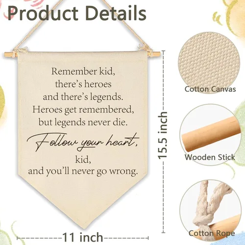 Miniatura 5 de The Sandlot Quote - Cartel de béisbol para habitación de niños, cartel de béisbol, cartel de regalo para baby shower, bandera colgante de lona