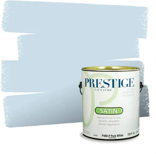 Miniatura 506 de Pintura Exterior + imprimación PRESTIGE, todo-en-uno, 1 galón, acabado mate, color comparable al Valspar* Royal Gray* VS151-Gris real