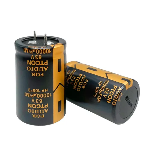 Miniatura 9 de 2 piezas 50 V 10000 uF Capacitor electrolítico Snap-in 30x50 mm (1,18x1,96 pulg) Filtro de amplificador de potencia Capacitor electrolítico de audio