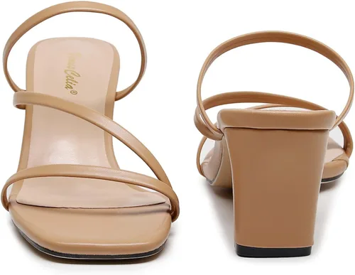 Miniatura 4 de VenusCelia Sandalias de tacón Funky para mujer
