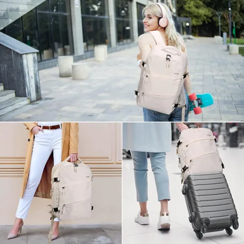 Miniatura 3 de HOMIEE Spirit Airlines - Mochila de viaje de 18 x 14 x 8 pulgadas, bolsa para artículos personales, equipaje de mano debajo del asiento, aprobada