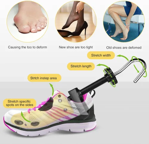Miniatura 3 de eachway - Estirador de zapatos para hombre y mujer, ajusta el largo y ancho del calzado, para tallas de hombre de EE. UU. de 10 a 13.5