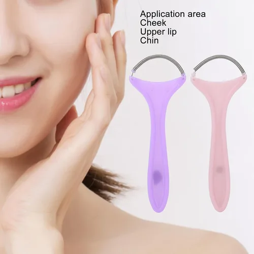 Miniatura 3 de 2 unidades de removedor de vello facial, depilación facial para mujeres, removedor de vello facial de primavera, depiladora manual de resorte