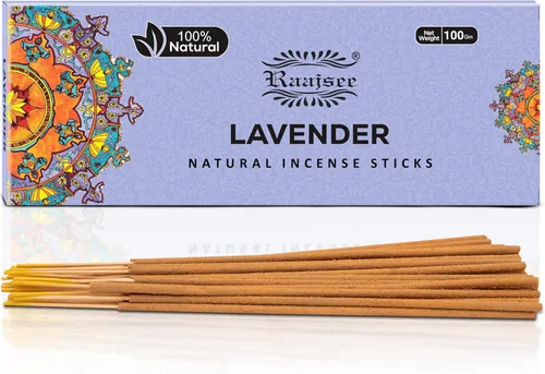 Miniatura 12 de Raajsee Varillas de incienso natural de flores de jazmín, paquete de 3.53 oz, 100% puro, orgánico, natural, enrollado a mano, libre de productos