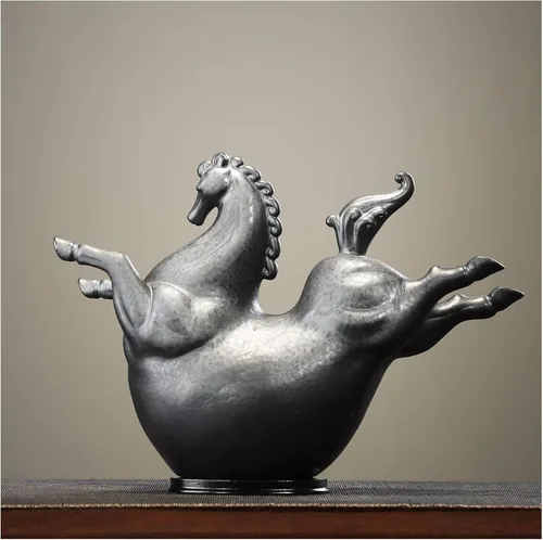 Miniatura 7 de NYKK, estatua china feng Shui, creativa, cerámica voladora, muebles de caballo, sala, oficina, joyería, muebles, empresa, regalos de apertura