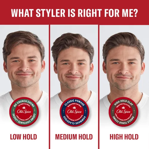 Miniatura 6 de Old Spice Pomada de pelo para hombre, pomada Fiji para hombres, sujeción suelta, bajo brillo, peinado de cabello, 2.22 onzas