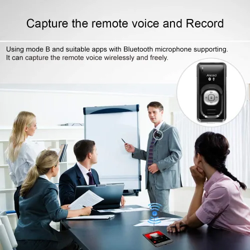 Miniatura 5 de Alead Nolan LiveMIC2 - Micrófono Bluetooth, largo alcance, baja latencia, sonido claro con uni, Omni, micrófono ext para educación, seminario web