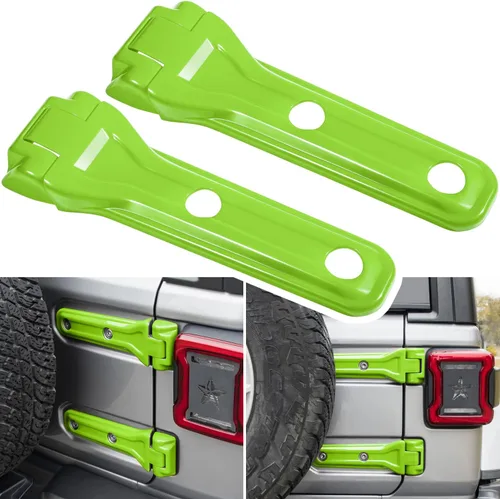 Miniatura 16 de Cubierta de bisagra para compuerta trasera de Jeep Wrangler JL JLU, accesorios de decoración exterior - 2018-2024, 2 puertas y 4 puertas, cubierta