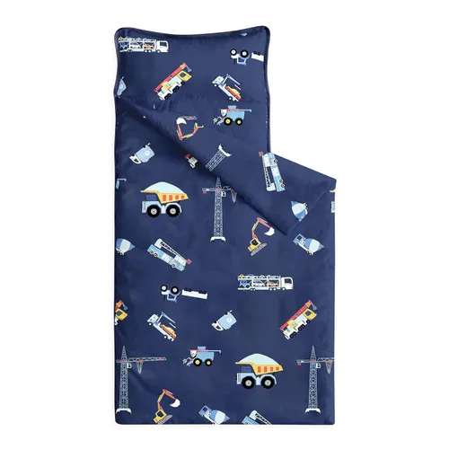 Miniatura 7 de Wake In Cloud - Tapete para siesta para niños pequeños con almohada y manta, tela 100% algodón, para niños de 3 años más en guardería, jardín de Azul
