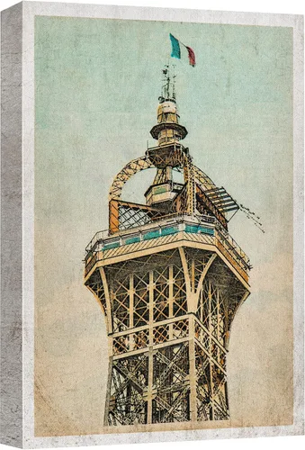 Miniatura 10 de wall26 Lienzo impreso para pared, diseño retro, vintage, bandera de Union Jack, arquitectura y mapas del Big Ben, arte digital, arte moderno