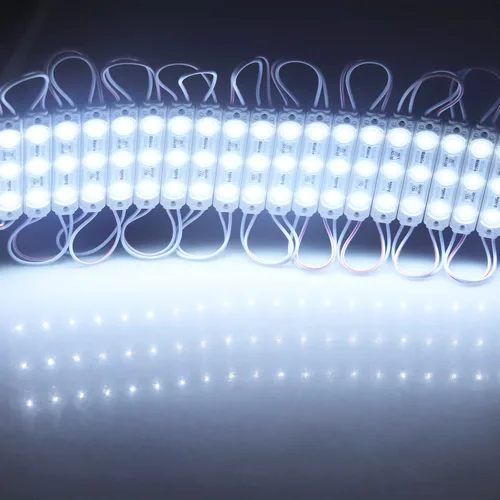 Miniatura 6 de Super brillante 200 unids nuevo modelo 2835 3 LED módulo signo luces escaparate llevó luz impermeable decorativa luz para tablero de publicidad led