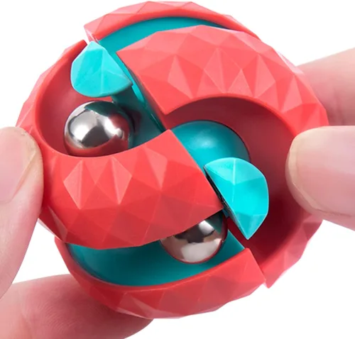 Miniatura 7 de Paquete de juguetes para ansiedad, bola órbita, novedosa pista creativa, cubo infinito, bolas para aliviar el estrés, juguetes sensoriales