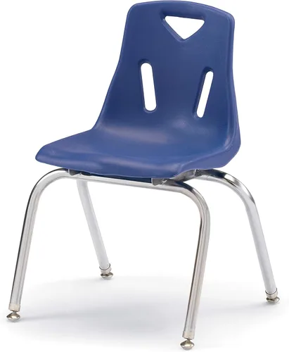 Miniatura 27 de Berries silla apilable con patas cromadas