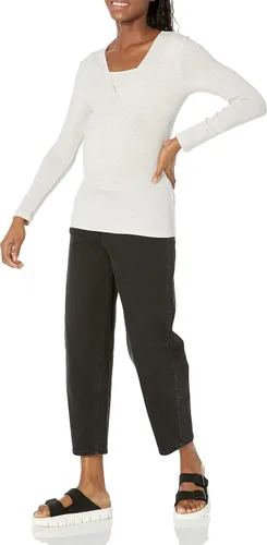 Miniatura 4 de Tienda Essentials Camiseta de maternidad con cuello en V para mujer