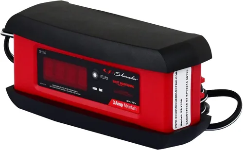 Miniatura 5 de Schumacher Electric 3A Cargador y Mantenedor de Batería para Auto, Solución 3-en-1, para Baterías de 6V/12V de Deportes de Potencia, Automotrices