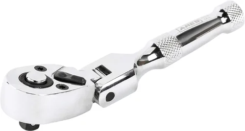 Miniatura 6 de ARES 42043 - Trinquete Compacto de Cabeza Flexible - Trinquete de Accionamiento de 1/4 de Pulgada de 72 Dientes - Construcción de Acero al Cromo