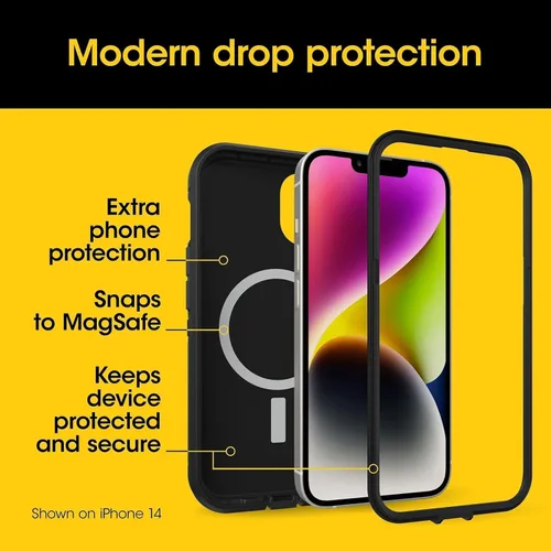 Miniatura 3 de OtterBox Funda para iPhone 16e, iPhone 15, iPhone 14 y iPhone 13 Defender Series XT con MagSafe, sin pantalla, resistente, accesorio para cordón