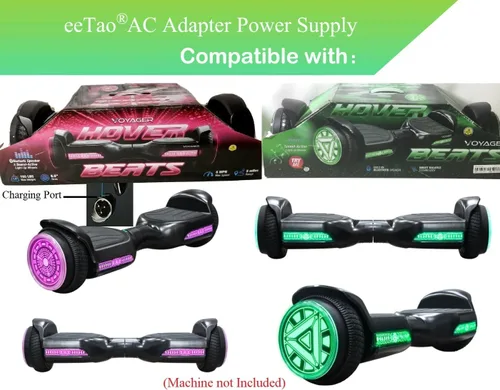 Miniatura 4 de Cargador adaptador de 4 clavijas de 42 V CA/CC compatible con Voyager HOVER3030B-BLU HOVER3030B-PUR Hover-4040HB-GRN 4040HB-GRN HOVER4040HB