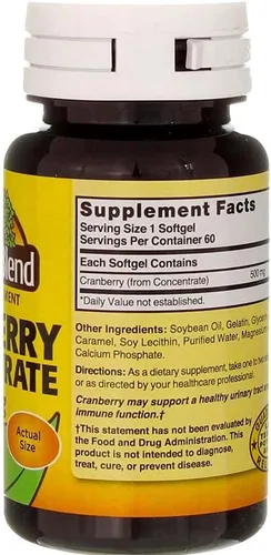 Miniatura 4 de Nature's Blend Concentrado de Arándano 500 mg 60 Sgels