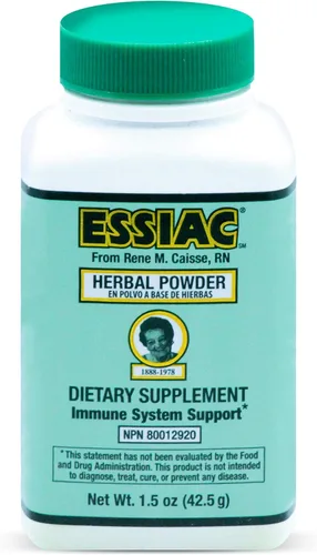 ESSIAC ORIGINAL Té de hierbas en polvo – Botella de 1.5 onzas | Potente mezcla antioxidante para ayudar a promover la salud y el bienestar general |