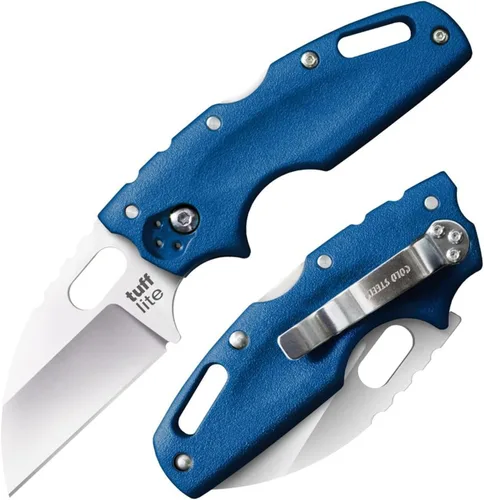 Miniatura 8 de Cold Steel Tuff Lite 2.5" Cuchillo de bolsillo plegable con hoja de 3.5" de AUS8A de pata de cabra ultra afilada y asa Griv-Ex
