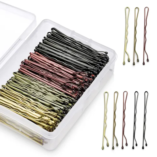 Miniatura 10 de KANPRINCESS Kit de 100 horquillas de 2 pulgadas para el cabello, pinzas de sujeción segura para mujeres y niñas, salón de peluquería con caja
