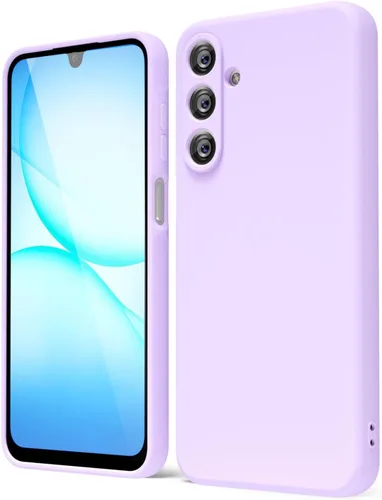 Miniatura 25 de oakxco Funda para teléfono Samsung Galaxy A12 con agarre de silicona líquida, linda delgada fina suave cubierta de gel de goma TPU lisa para mujeres