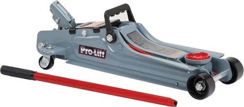 Gato hidráulico de bajo perfil Pro-Lift F-767, color gris, capacidad para 2 t