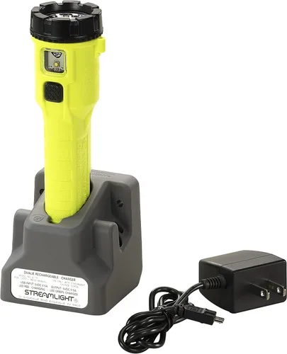 Miniatura 3 de Streamlight 68732 Dualie - Linterna recargable intrínsecamente segura de 275 lúmenes con cargador de CA de 120 V/100 V, amarillo